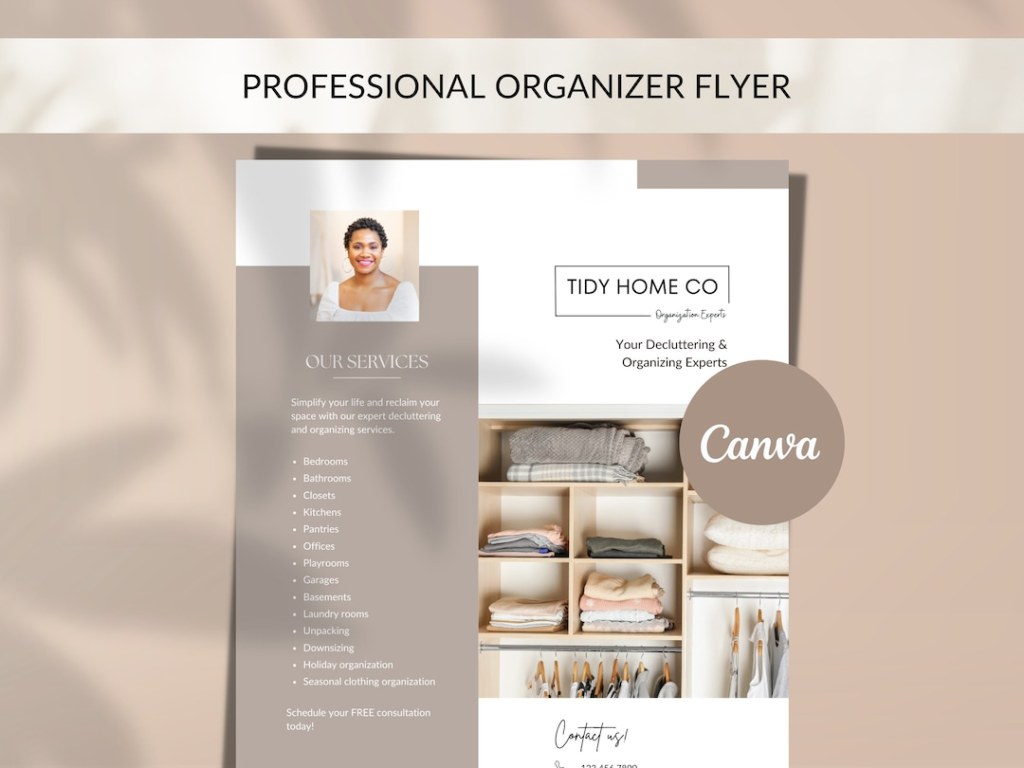 Picture of: Professional Organizer Flyer Professional Organizer Forms – Etsy