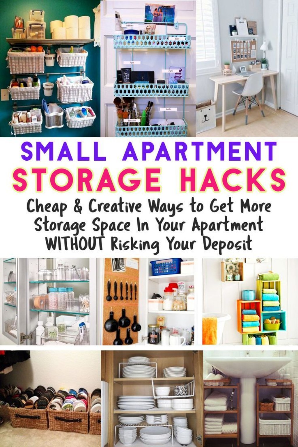 Picture of: Small Apartment Storage Ideas That Won’t Risk Your Deposit