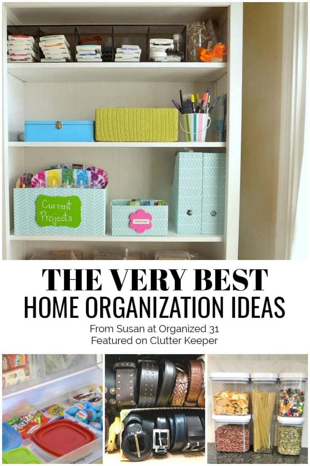 Picture of: Susan from Organized : Ideas from a Military Mom – Clutter Keeper®